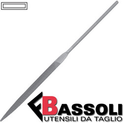 Bassoli 57MD160/2 λιμαράκι πλακέ αργυροχρυσοχοΐας 160mm