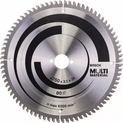 Bosch - Pro Πριονόδισκος Multi Material 250x30 (2608640516)