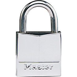 Master Lock - 639EURD Λουκέτο ναυτιλιακό μπρούτζινο επινικελωμένο με λαιμό inox και 2 κλειδιά (639030112)