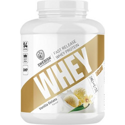 Swedish Supplements Whey Deluxe Vanilla Gelato Πρωτεΐνη Ορού Γάλακτος Γράμμωσης 920gr