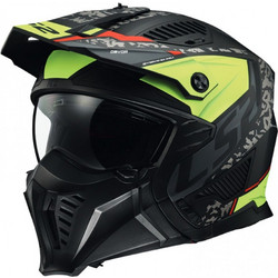 LS2 OF606 Drifter Devor Black Yellow Κράνος Μηχανής Crossover / Modular 1300gr