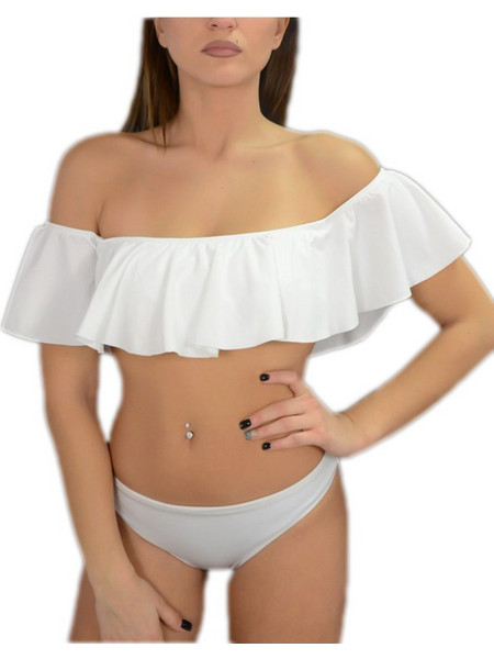 Rock Club Bikini Top Λευκό BP-2078-016