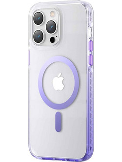 Kingxbar Ice Crystal MagSafe Back Cover Purple (iPhone 14 Pro)