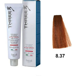 Faipa Three Color 8.37 Κονιάκ Μόνιμη Βαφή Μαλλιών 120ml