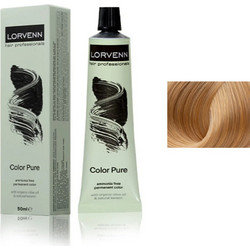 Lorvenn Color Pure 10.03 Φυσικό Ξανθό Πολύ Πολύ Ανοιχτό Μόνιμη Βαφή Μαλλιών Χωρίς Αμμωνία 50ml