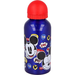 Stor Disney It's a Mickey Thing Παιδικό Μπουκάλι Θερμός Αλουμινίου BPA Free Μπλε 400ml