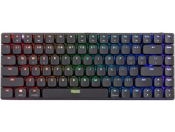 Yenkee YKB 3700US Rogue Ασύρματο Μηχανικό Gaming Πληκτρολόγιο TenKeyLess με Gateron Brown Διακόπτες RGB Black