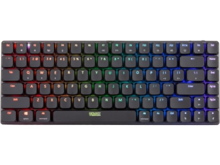Yenkee YKB 3700US Rogue Ασύρματο Μηχανικό Gaming Πληκτρολόγιο TenKeyLess με Gateron Brown Διακόπτες RGB Black
