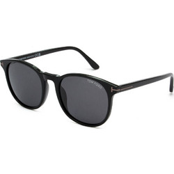 Tom Ford TF1020C 01D Γυναικεία Γυαλιά Ηλίου Στρογγυλά Κοκάλινα Μαύρα με Μαύρο Φακό
