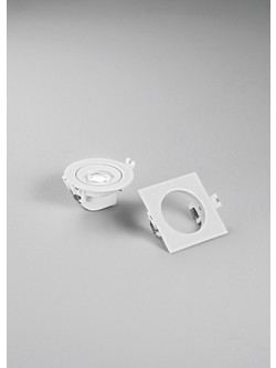 Φωτιστικό Γραφείου Χωνευτό Snir LED 7W CCT 660Lm Ινες Πλαστικό Λευκό Intec