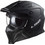LS2 OF606 Drifter Solid Matt Black Κράνος Μηχανής Crossover / Modular 1300gr