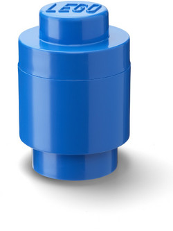 Lego Storage 1-Stud Brick Round Blue για 3+ Ετών 299083