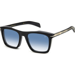 David Beckham DB7000/S 807/F9 Ανδρικά Γυαλιά Ηλίου Τετράγωνα Κοκάλινα Μαύρα με Μπλε Degradee Φακό