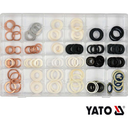 Yato YT-068641 Σετ ροδέλες σταγονοποίησης αλουμινίου, χαλκού, καουτσούκ ,νάυλον 120τεμ