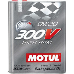 Motul 300V High Rrm Συνθετικό Λάδι Αυτοκινήτου 0W-20 2lt