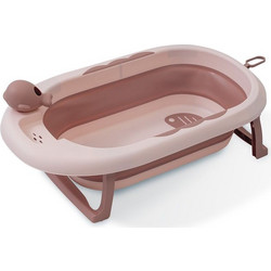 Interbaby BA003-02 Πτυσσόμενο Μπανάκι Μωρού Ροζ