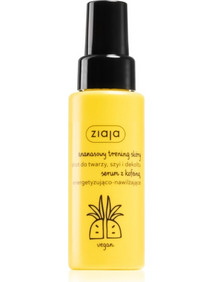 Ziaja Pineapple Ενυδατικό Serum Προσώπου για Λάμψη με Καφεΐνη 50ml