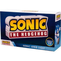 Fizz Creations Παιδικό Διακοσμητικό Φωτιστικό Sonic Hedgehog Logo Κίτρινο 23x6x13εκ. (320004)