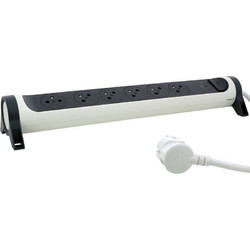 Legrand Przedluzacz ochr 6x2PZ 15m bialoczarny