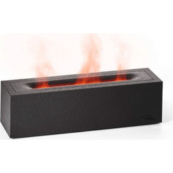 Διακοσμητικό Τζάκι Με Υγραντήρα Camino 293001 25x8x8cm Led USB Black Philippi ABS