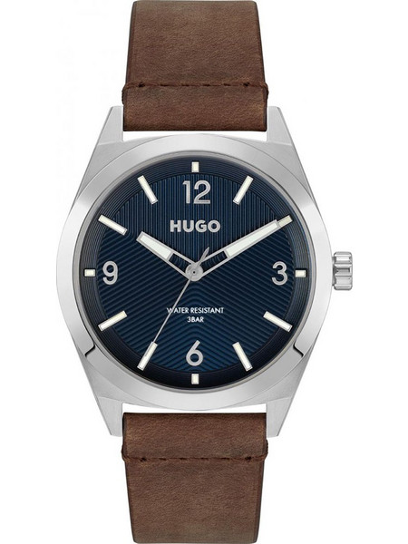 Hugo Boss Expose Ανδρικό Ρολόι με Καφέ Δερμάτινο Λουράκι 1530249