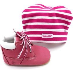 Timberland Crib Bootie With Hat Βρεφικά Μποτάκια Αγκαλιάς Φούξια TB09680R661