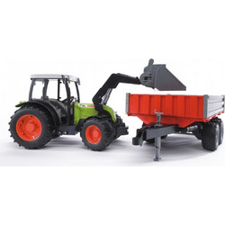 Bruder Τρακτέρ Claas Nectis 267F με Φορτωτή & Καρότσα BR002112