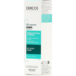 Vichy Dercos Oil Control Σαμπουάν κατά της Πιτυρίδας για Λιπαρά Μαλλιά 200ml