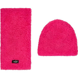 Σκούφος Ugg Sherpa Set Με Κασκόλ 20985-NOPK Unisex Παιδικό