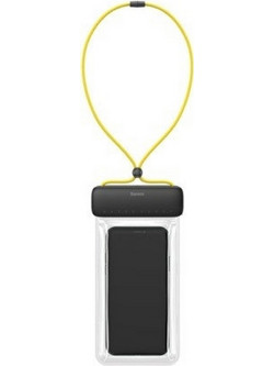 Baseus Αδιάβροχη Θήκη Lets Slip Universal Waterproof Bag για Συσκευές έως 7.2'' - Grey / Yellow - (ACFSD-DGY)