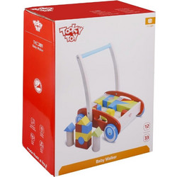 Tooky Toy Ξύλινη Περπατούρα με Τουβλάκια 12m+