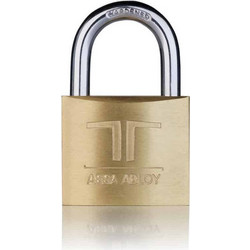 Tesa Assa Abloy CLV50LT 50 mm Λουκέτο ορειχάλκινο με blister Χρυσό 50mm