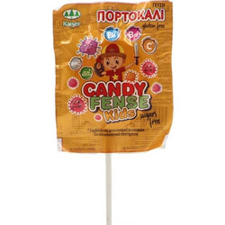 Kaiser Candyfense Kids Πολυβιταμινούχο Γλειφιτζούρι Πορτοκάλι 1τμχ