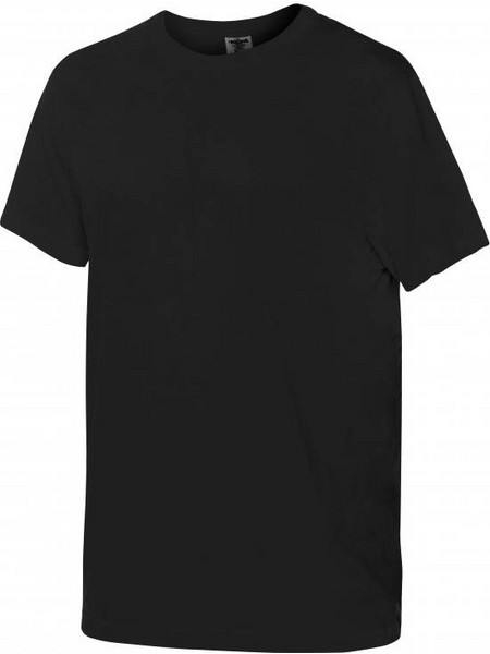 Μπλουζάκι T-shirt μαύρο 100% βαμβακερό FUJI - KEYA