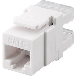 GOOBAY Keystone module RJ45 CAT 6 95740 UTP 250MHz σε λευκό χρώμα - 95740