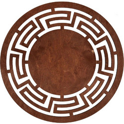 Σουπλά Labyrinth (Σετ 4Τμχ) 36x36cm Cherry Hermia Ξύλο