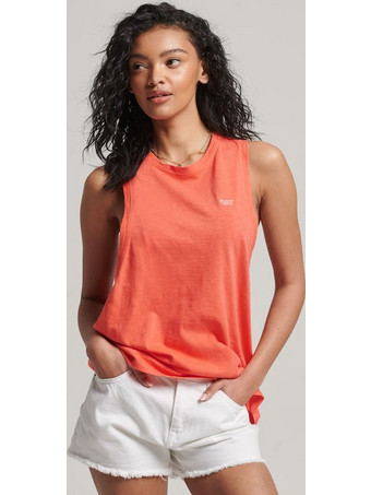 SUPERDRY W6011569A-TP2 TOP ΠΟΡΤΟΚΑΛΙ