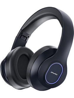 Awei A100 Ασύρματα Bluetooth Ακουστικά Over Ear Μαύρα