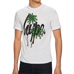 Hype Ανδρική κοντομάνικη μπλούζα WHITE