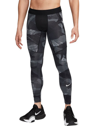 Nike Pro Dri-FIT Camo AOP Ανδρικό Κολάν Μακρύ Ανθρακί FB7956-010
