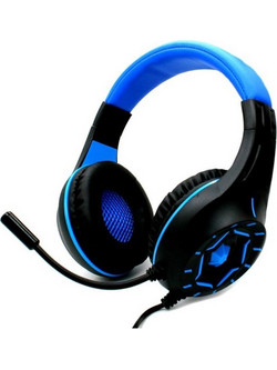 Komc G314 Gaming Headset Over Ear Black Blue