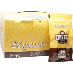 ΣΕΡΤΙΚΟ 135 ΑΛΕΥΚΑΝΤΟ SLIM 6mm 51160 σε σακουλάκι και δώρο χαρτάκια (ΚΟΥΤΙ 34 ΤΕΜ)