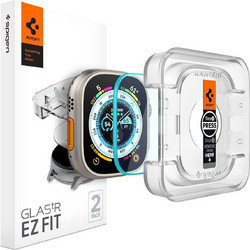 Spigen Glas.tR EZ Fit 2 Pack for Apple Watch Ultra 2 (49mm)