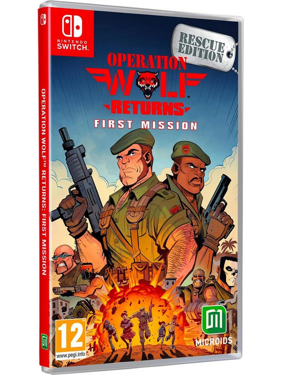 Operation Wolf Returns First Mission Nintendo Switch