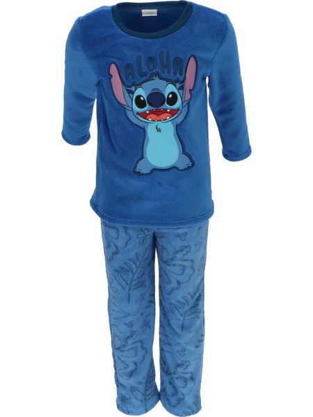 Παιδική Πιτζάμα Fleece 4-8 Ετών Lilo and Stitch TWOSIE-LILO-B ΜΠΛΕ