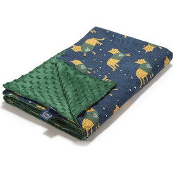 La Millou Tiger Jerry Minky Forest Κουβέρτα Αγκαλιάς Βελουτέ 80x100 Navy Μπλε Κυπαρισσί