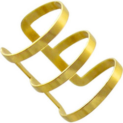 JT Unisex Σκουλαρίκι Cuff από Ατσάλι Xρυσό