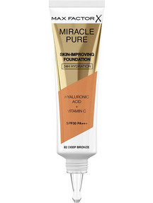 Max Factor Miracle Pure Skin 82 Deep Bronze Liquid Foundation SPF30 30ml
