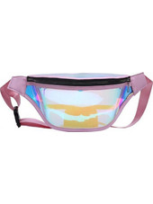 Θήκη κινητού Techsuit Casual Waist Bag Transparent with Belt for Recreational Activity Fitness Pink