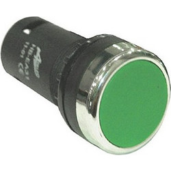 Adeleq Μπουτόν Πινάκος Φ22Mm Start Πράσινο 11-01